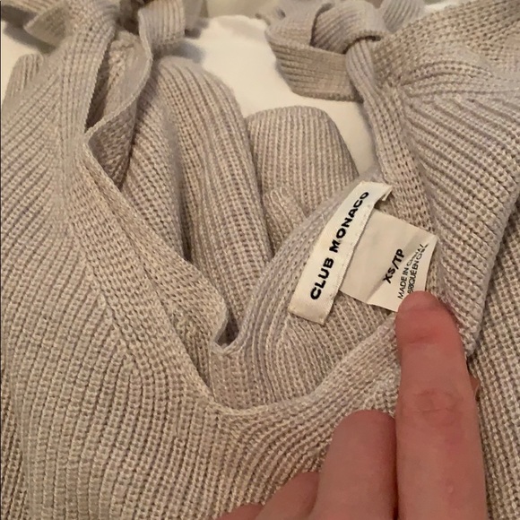 Club Monaco Zeeva Cold-shoulder Sweater - Picture 2 of 4